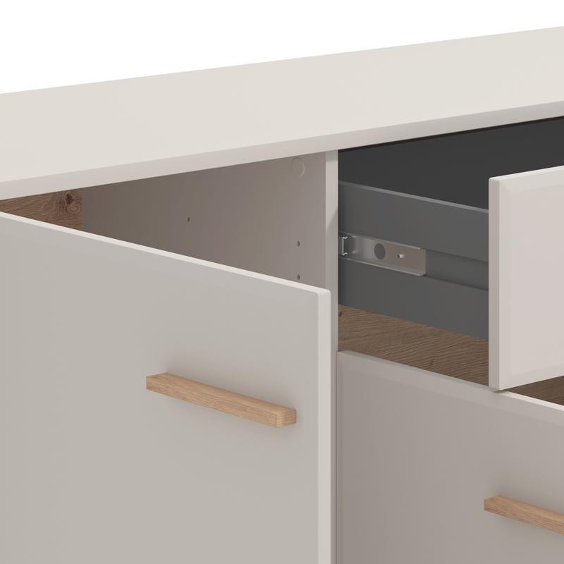 ΚΟΜΟΤΑ-ΜΠΟΥΦΕΣ DARWEN 180 4K1F4V CASHMERE/ARTISAN OAK/CASHMERE MATT FOIL 180x40x90εκ - Image 6