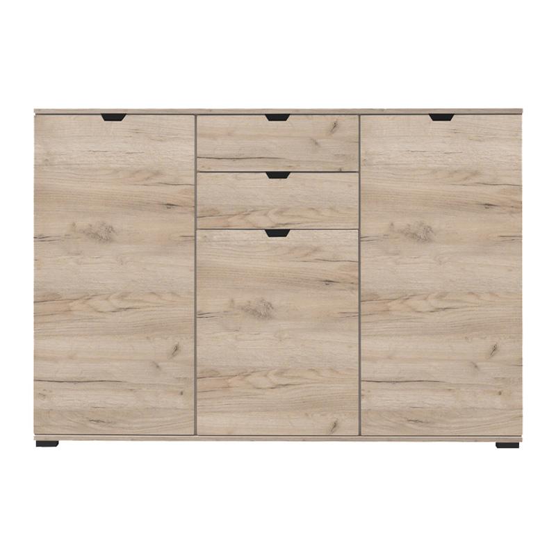 ΚΟΜΟΤΑ-ΜΠΟΥΦΕΣ DUERO 3K2F GREY OAK 135x40x95εκ - Image 3