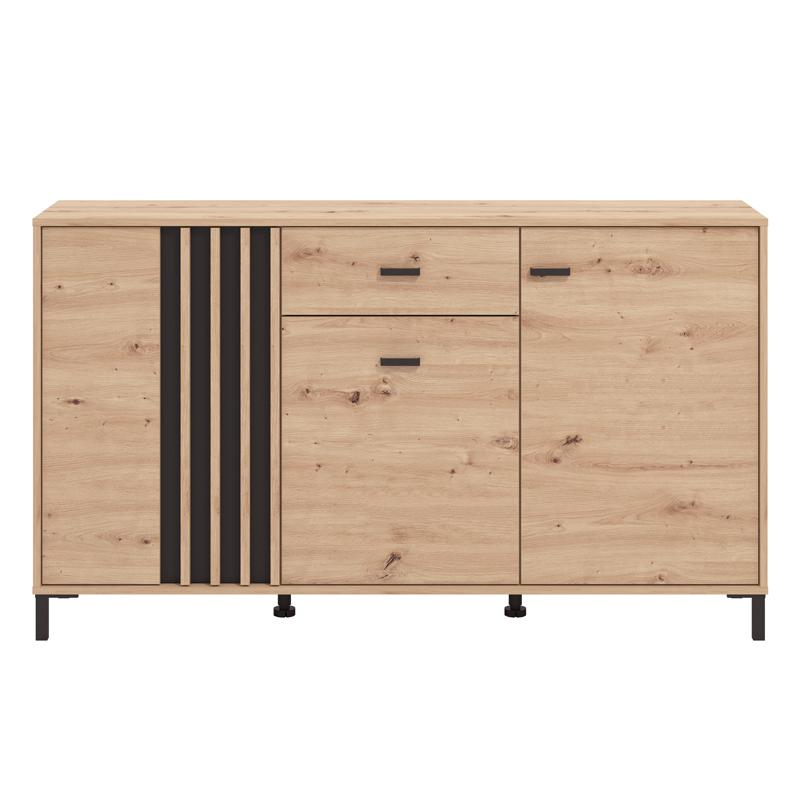 ΚΟΜΟΤΑ-ΜΠΟΥΦΕΣ LAVAL 157 3K1F3V ARTISAN ΟΑΚ/ΜΑΥΡΟ 157x40x90εκ - Image 3