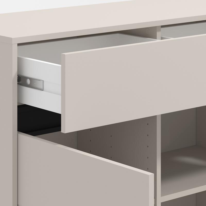 ΚΟΜΟΤΑ-ΜΠΟΥΦΕΣ MARRON 106 2K2F2V CASHMERE/ΜΑΥΡΟ ΜΑΤΤ ΧΡΩΜΑ 106x40x90εκ - Image 4