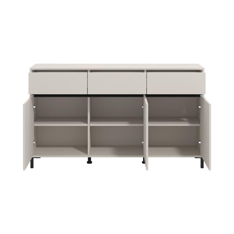 ΚΟΜΟΤΑ-ΜΠΟΥΦΕΣ MARRON 157 3K3F3V CASHMERE/ΜΑΥΡΟ ΜΑΤΤ ΧΡΩΜΑ 157x40x90εκ - Image 4