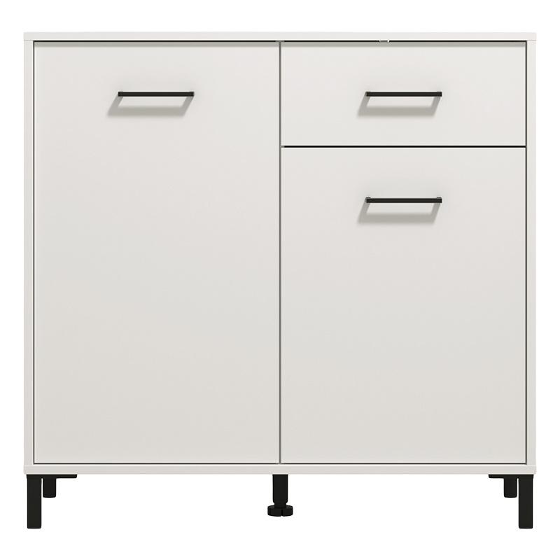 ΚΟΜΟΤΑ-ΜΠΟΥΦΕΣ VIENNE 2K1F ΛΕΥΚΟ ΧΡΩΜΑ 93x40x90εκ - Image 4