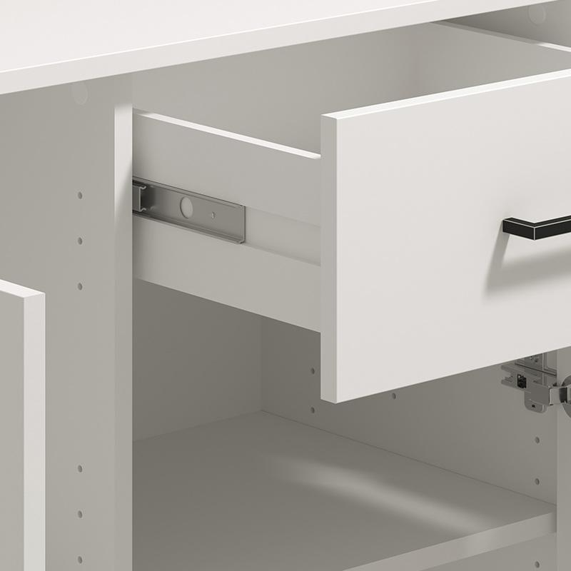 ΚΟΜΟΤΑ-ΜΠΟΥΦΕΣ VIENNE 2K1F ΛΕΥΚΟ ΧΡΩΜΑ 93x40x90εκ - Image 7