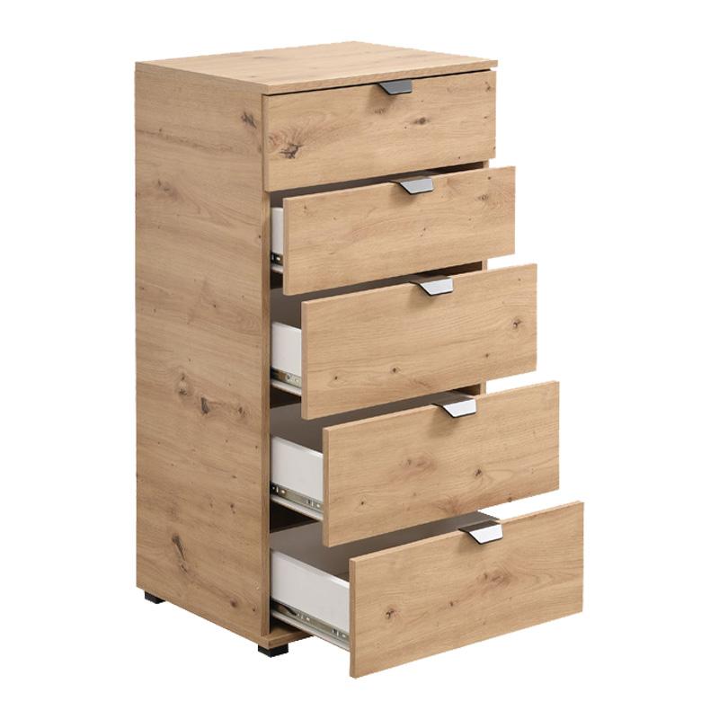 ΚΟΜΟΤΑ-ΣΥΡΤΑΡΙΕΡΑ DUERO 5F 45 ARTISAN OAK 45x40x95εκ - Image 4