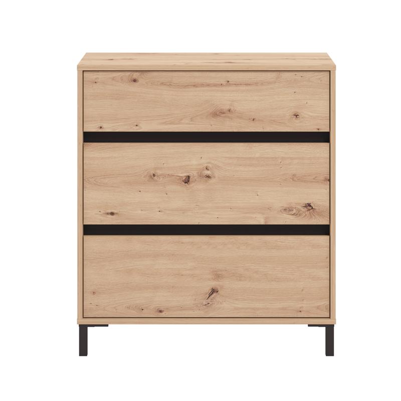 ΚΟΜΟΤΑ-ΣΥΡΤΑΡΙΕΡΑ MARRON 80 3F ARTISAN OAK/ΜΑΥΡΟ ΜΑΤΤ ΧΡΩΜΑ 80x40x90εκ - Image 3