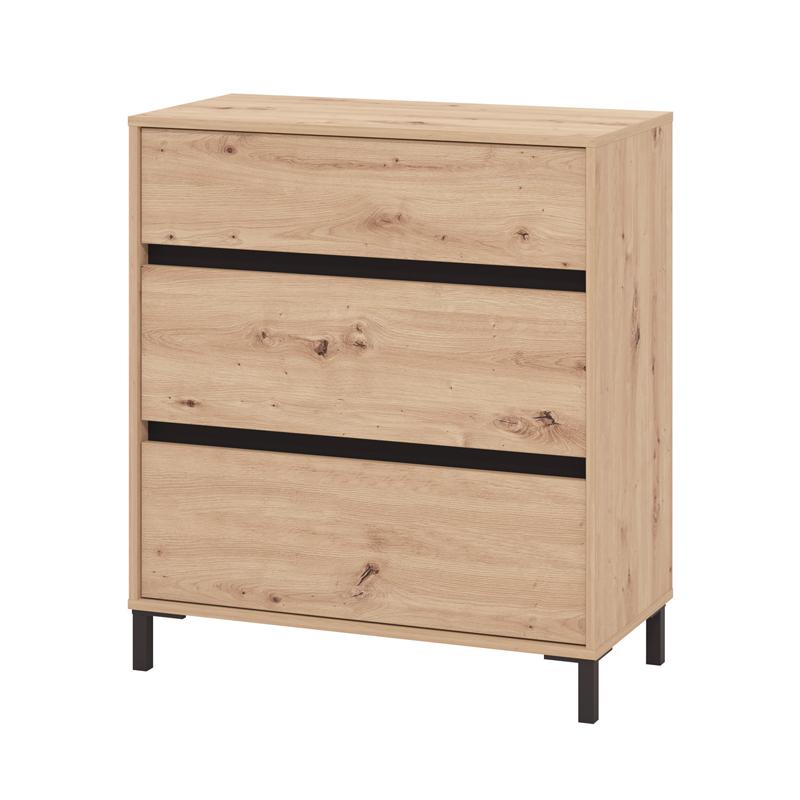 ΚΟΜΟΤΑ-ΣΥΡΤΑΡΙΕΡΑ MARRON 80 3F ARTISAN OAK/ΜΑΥΡΟ ΜΑΤΤ ΧΡΩΜΑ 80x40x90εκ - Image 4