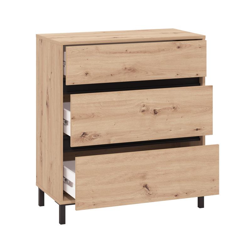 ΚΟΜΟΤΑ-ΣΥΡΤΑΡΙΕΡΑ MARRON 80 3F ARTISAN OAK/ΜΑΥΡΟ ΜΑΤΤ ΧΡΩΜΑ 80x40x90εκ - Image 5