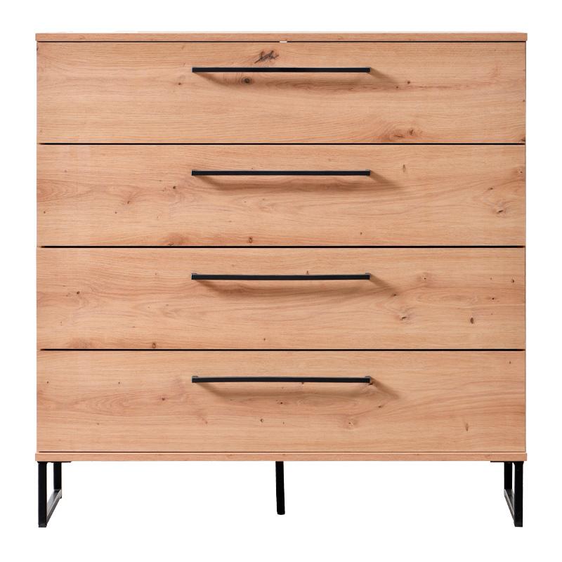 ΚΟΜΟΤΑ-ΣΥΡΤΑΡΙΕΡΑ SARDINIA 4F ARTISAN OAK / ΜΑΥΡΟ 91.5x42x93εκ - Image 3