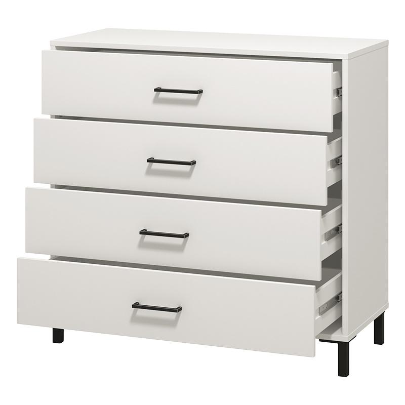 ΚΟΜΟΤΑ-ΣΥΡΤΑΡΙΕΡΑ VIENNE 4F ΛΕΥΚΟ ΧΡΩΜΑ 93x40x90εκ - Image 7