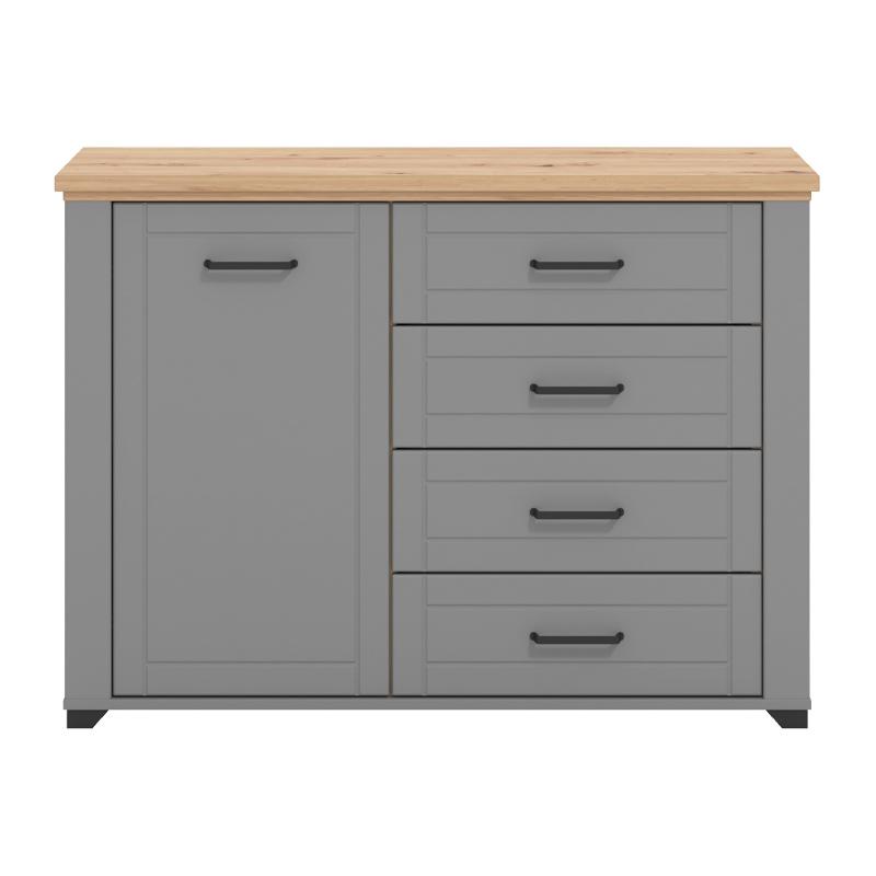 ΚΟΜΟΤΑ VALENCIA 2K4F ΓΚΡΙ-ARTISAN OAK-ΓΚΡΙ ΜΑΤ 118x41x85.5εκ - Image 3