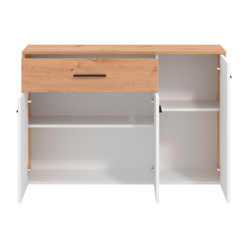 ΚΟΜΟΤΑ VARADERO 3K1F ARTISAN OAK-ΛΕΥΚΟ-ARTISAN OAK 119x33x80,5εκ - Image 4