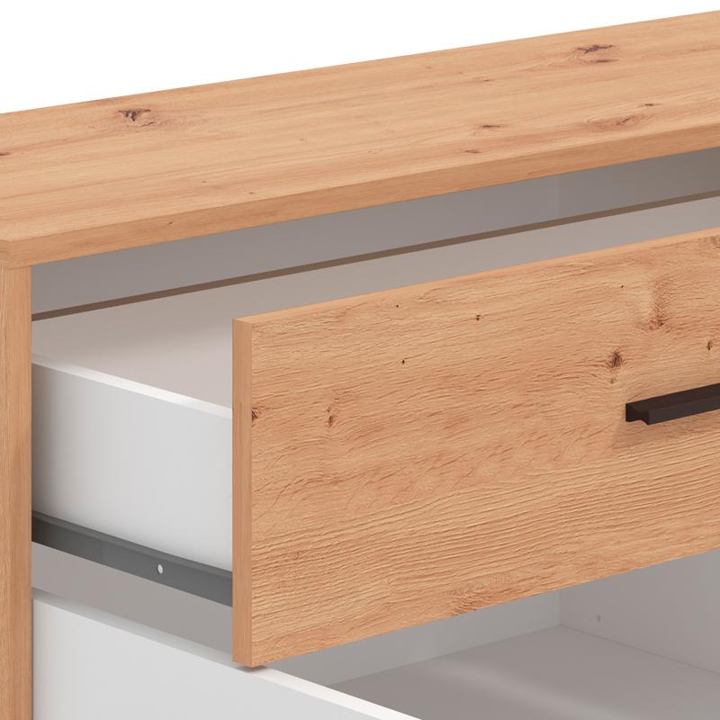 ΚΟΜΟΤΑ VARADERO 3K1F ARTISAN OAK-ΛΕΥΚΟ-ARTISAN OAK 119x33x80,5εκ - Image 5