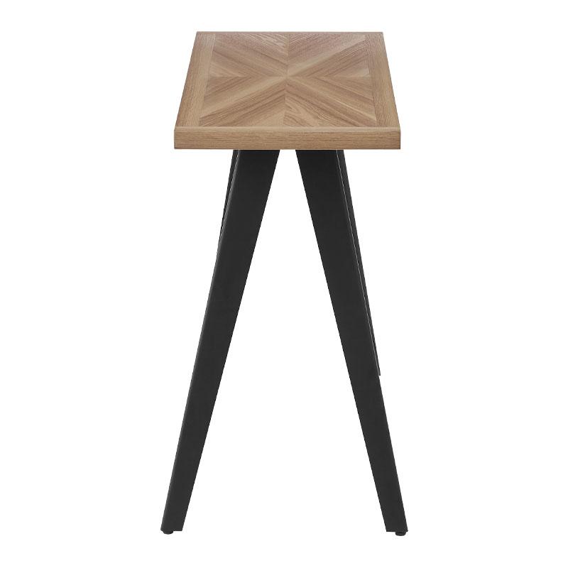 ΚΟΝΣΟΛΑ FL1564 SONOMA MDF ΜΕ ΜΑΥΡΑ ΠΟΔΙΑ 120x40x75εκ - Image 3