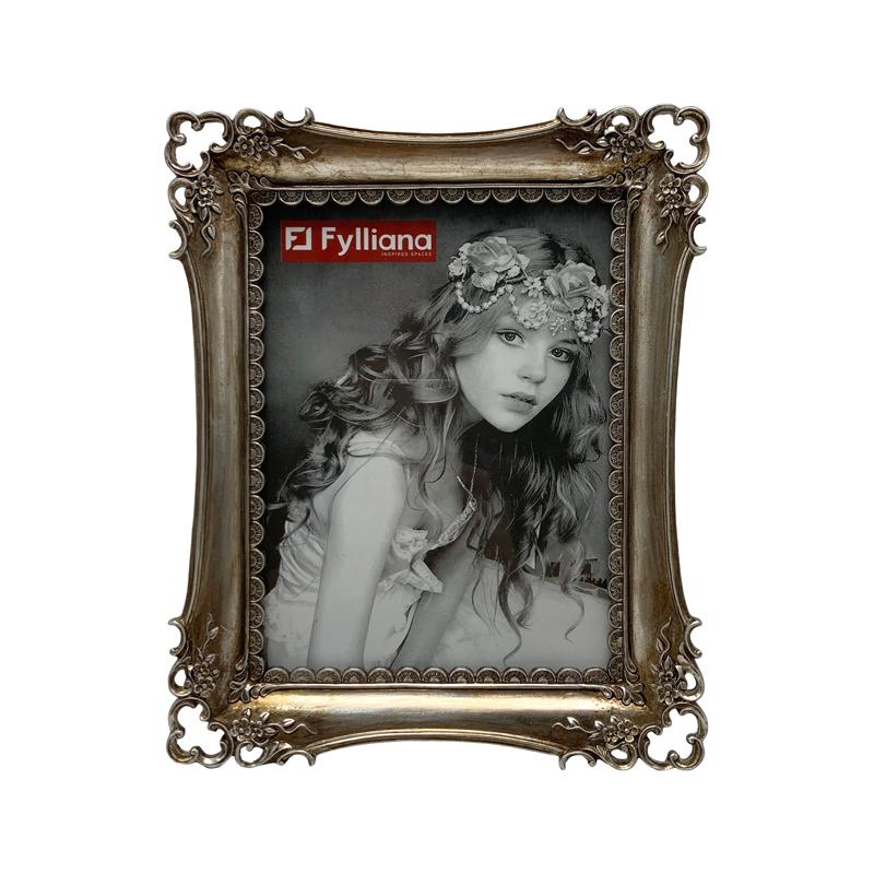 ΚΟΡΝΙΖΑ FL24779 12x18 ΑΣΗΜΙ ΧΡΩΜΑ 19x3x24εκ