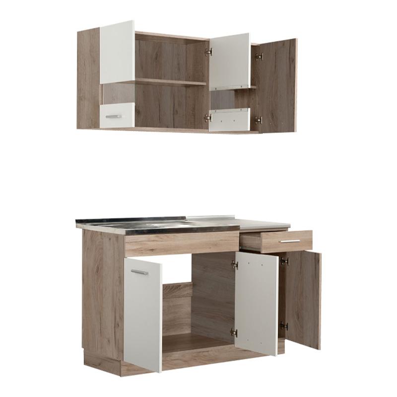 ΚΟΥΖΙΝΑ DALILA 120 GREY OAK / ΛΕΥΚΟ 120x51,5x206,5εκ - Image 4