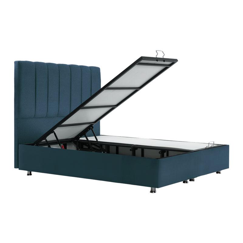 ΚΡΕΒΑΤΙ Elina BLUE RAF ΜΕ ΑΠΟΘΗΚΕΥΤΙΚΟ ΧΩΡΟ 208x162x130εκ ΓΙΑ ΣΤΡΩΜΑ 160x200εκ - Image 5
