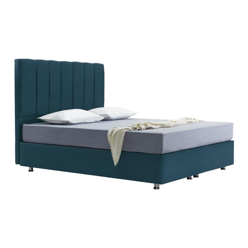 ΚΡΕΒΑΤΙ Elina BLUE RAF ΜΕ ΑΠΟΘΗΚΕΥΤΙΚΟ ΧΩΡΟ 208x162x130εκ ΓΙΑ ΣΤΡΩΜΑ 160x200εκ - Image 6