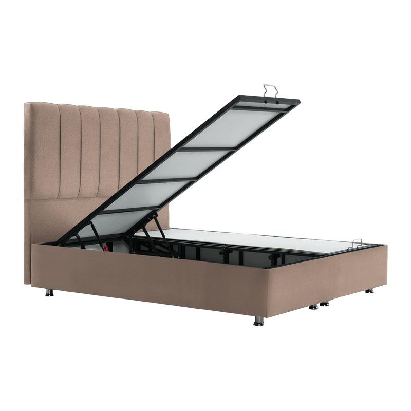 ΚΡΕΒΑΤΙ Elina ΜΠΕΖ ΜΕ ΑΠΟΘHKEYTIKO ΧΩΡΟ 208x142x130εκ ΓΙΑ ΣΤΡΩΜΑ 140x200εκ - Image 5