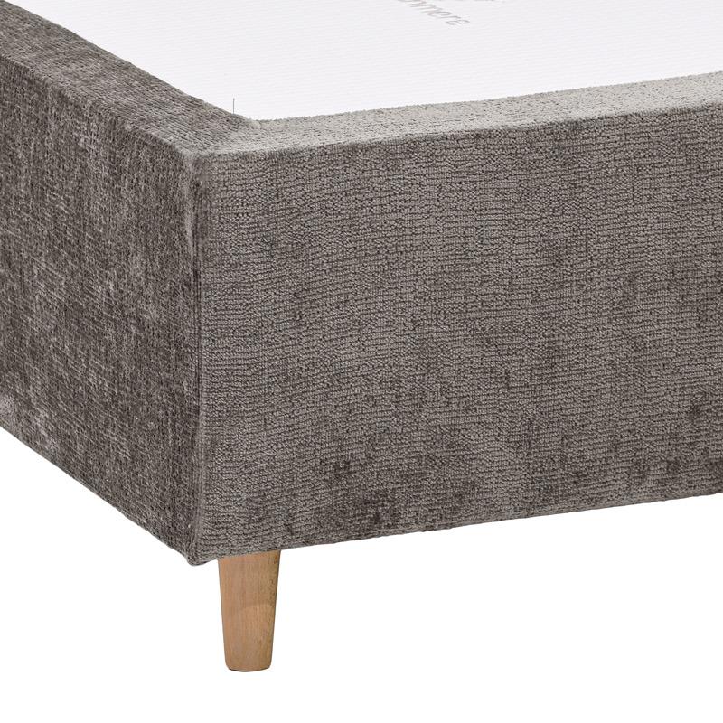 ΚΡΕΒΑΤΙ New Amsterdam ΜΠΕΖ ΧΡΩΜΑ ΥΦΑΣΜΑΤΟΣ 90x208x124εκ (90x200) - Image 4