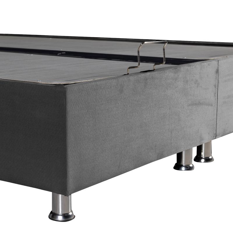 ΚΡΕΒΑΤΙ Karen ΓΚΡΙ ΜΕ ΑΠΟΘ ΧΩΡΟ 208x170x130 (160x200) - Image 8