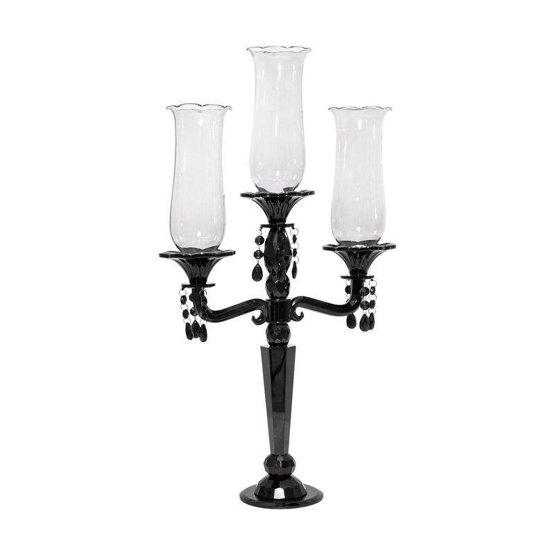 ΚΡΥΣΤΑΛΛΙΝΟ ΚΗΡΟΠΗΓΙΟ 3 ΘΕΣΕΩΝ FL6506 ΜΑΥΡΟ 36x69εκ