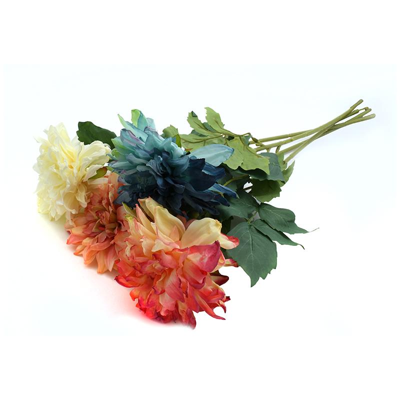 ΛΟΥΛΟΥΔΙ Dahlia 1/4 ΛΕΥΚΟ-ΜΠΛΕ-ΠΟΡΤΟΚΑΛΙ-ΡΟΖ 0.64εκ