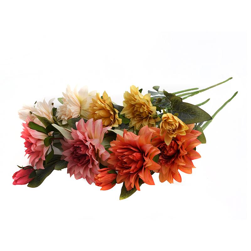 ΛΟΥΛΟΥΔΙ Dahlia 1/4 ΣΑΜΠΑΝΙ-ΠΟΡΤΟΚΑΛΙ-ΚΙΤΡΙΝΟ-ΡΟΖ 0.69εκ