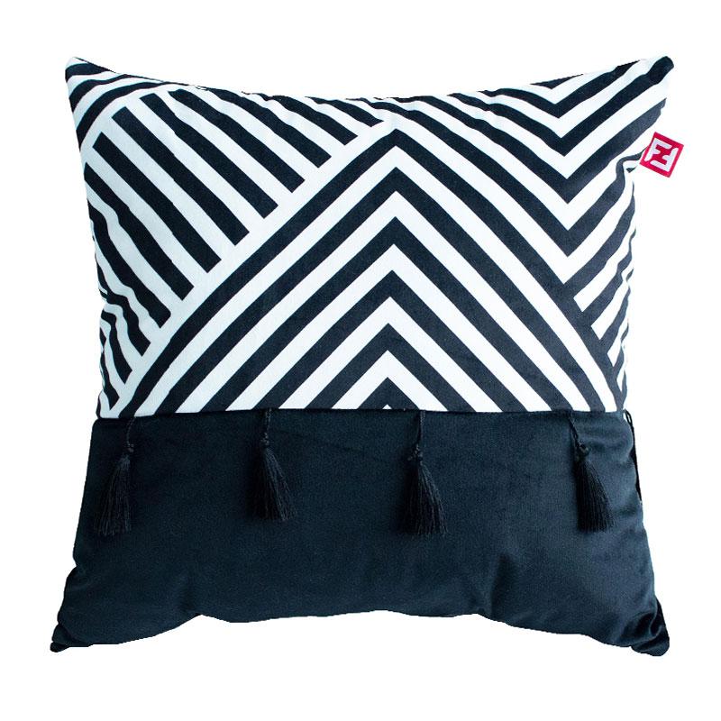 ΜΑΞΙΛΑΡΙ 277 ΜΑΥΡΟ ΥΦΑΣΜΑ 45x45εκ