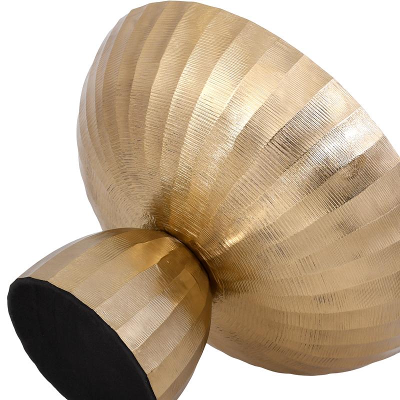 ΜΕΤΑΛΛΙΚΗ ΔΙΑΚΟΣΜΗΤΙΚΗ ΚΟΥΠ FL15048 ΧΡΥΣΟ ΧΡΩΜΑ 21x12εκ - Image 3