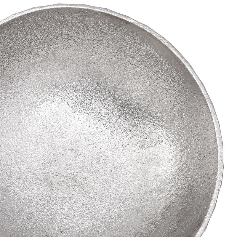 ΜΕΤΑΛΛΙΚΗ ΔΙΑΚΟΣΜΗΤΙΚΗ ΚΟΥΠ FL15048 ΝΙΚΕΛ ΧΡΩΜΑ 21x12εκ - Image 4