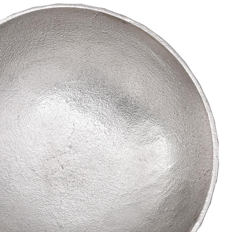 ΜΕΤΑΛΛΙΚΗ ΔΙΑΚΟΣΜΗΤΙΚΗ ΚΟΥΠ FL15048 ΝΙΚΕΛ ΧΡΩΜΑ 27x17εκ - Image 4