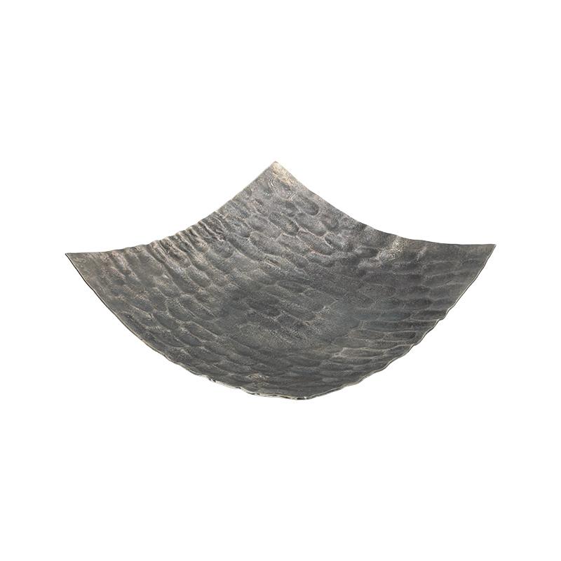 ΜΕΤΑΛΛΙΚΗ ΔΙΑΚΟΣΜΗΤΙΚΗ ΚΟΥΠ FL740 ΑΝΤΙΚΕ ΑΣΗΜΙ ΧΡΩΜΑ 27x27x8εκ