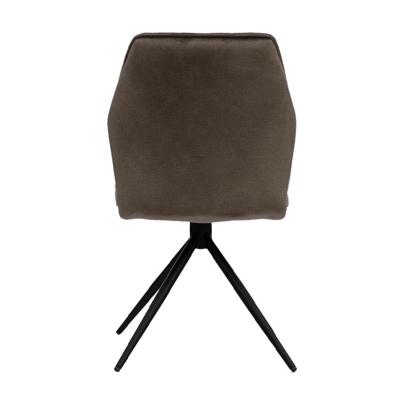 ΜΕΤΑΛΛΙΚΗ ΚΑΡΕΚΛΑ ΤΡΑΠΕΖΑΡΙΑΣ Arleta ΚΑΦΕ ΧΡΩΜΑ 52x46x91εκ - Image 5