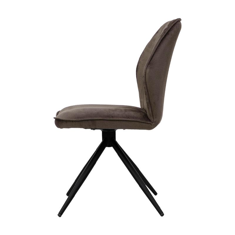 ΜΕΤΑΛΛΙΚΗ ΚΑΡΕΚΛΑ ΤΡΑΠΕΖΑΡΙΑΣ Arleta ΚΑΦΕ ΧΡΩΜΑ 52x46x91εκ - Image 7