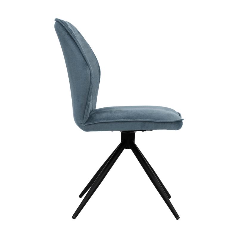 ΜΕΤΑΛΛΙΚΗ ΚΑΡΕΚΛΑ ΤΡΑΠΕΖΑΡΙΑΣ Arleta ΣΙΕΛ ΧΡΩΜΑ 52x46x91εκ - Image 3