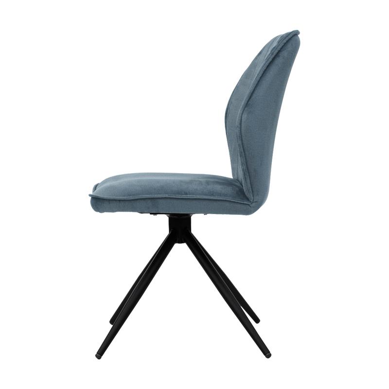 ΜΕΤΑΛΛΙΚΗ ΚΑΡΕΚΛΑ ΤΡΑΠΕΖΑΡΙΑΣ Arleta ΣΙΕΛ ΧΡΩΜΑ 52x46x91εκ - Image 7