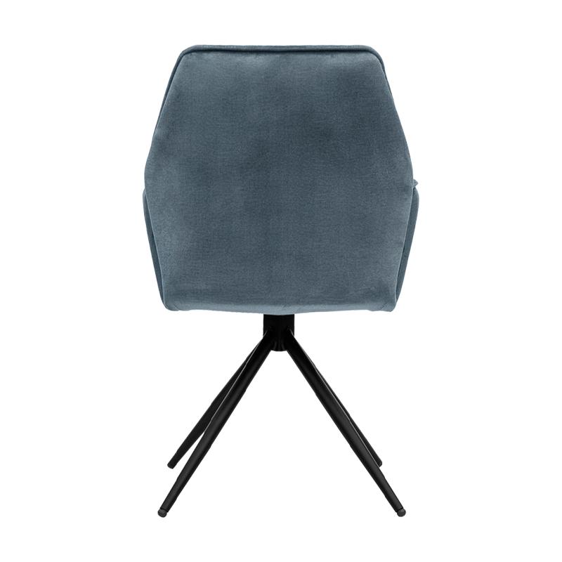 ΜΕΤΑΛΛΙΚΗ ΚΑΡΕΚΛΑ ΤΡΑΠΕΖΑΡΙΑΣ Dorothee ΣΙΕΛ ΧΡΩΜΑ 58x46x91εκ - Image 4