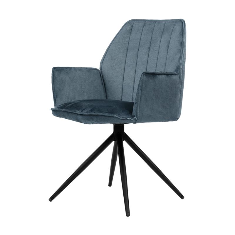 ΜΕΤΑΛΛΙΚΗ ΚΑΡΕΚΛΑ ΤΡΑΠΕΖΑΡΙΑΣ Dorothee ΣΙΕΛ ΧΡΩΜΑ 58x46x91εκ - Image 7