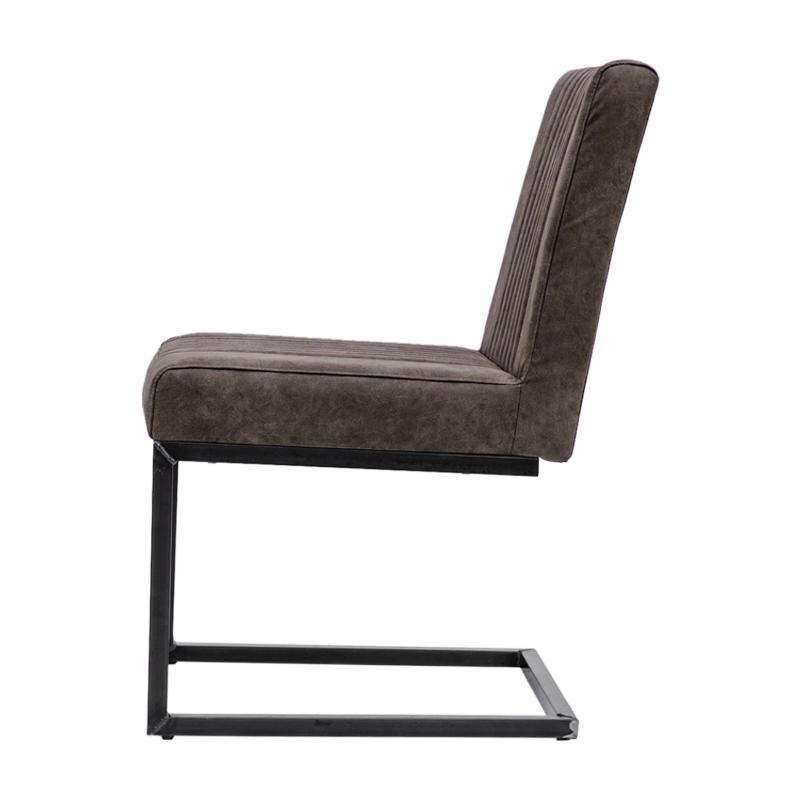 ΜΕΤΑΛΛΙΚΗ ΚΑΡΕΚΛΑ ΤΡΑΠΕΖΑΡΙΑΣ Evita ΚΑΦΕ ΧΡΩΜΑ 50x47x85εκ - Image 7