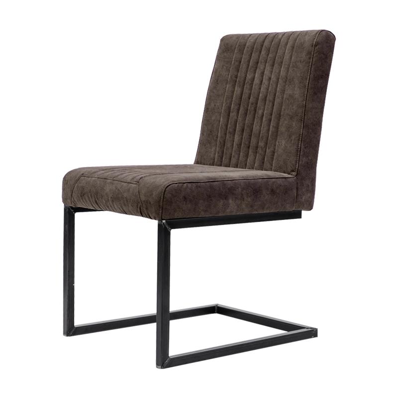 ΜΕΤΑΛΛΙΚΗ ΚΑΡΕΚΛΑ ΤΡΑΠΕΖΑΡΙΑΣ Evita ΚΑΦΕ ΧΡΩΜΑ 50x47x85εκ - Image 8