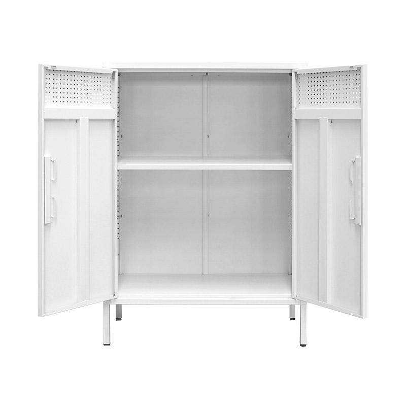 ΜΕΤΑΛΛΙΚΗ ΝΤΟΥΛΑΠΑ Mabel ΛΕΥΚΟ ΧΡΩΜΑ 70x35x100εκ - Image 3