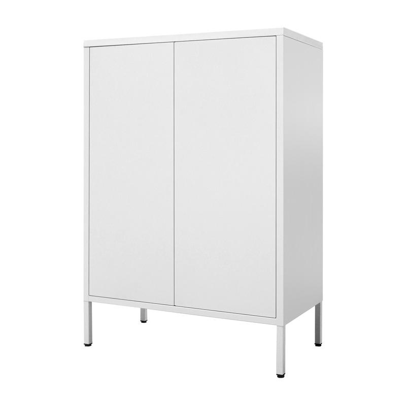 ΜΕΤΑΛΛΙΚΗ ΝΤΟΥΛΑΠΑ Mabel ΛΕΥΚΟ ΧΡΩΜΑ 70x35x100εκ - Image 5