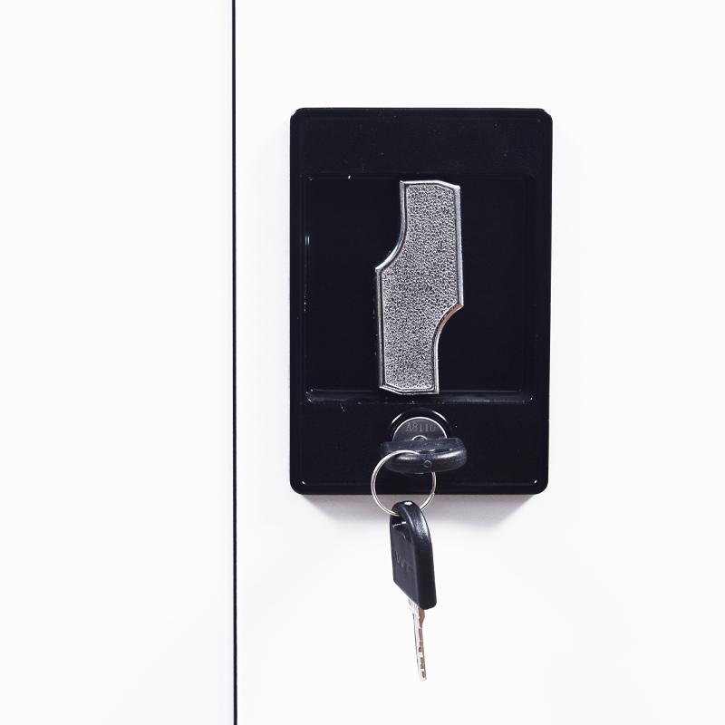 ΜΕΤΑΛΛΙΚΗ ΝΤΟΥΛΑΠΑ Valja ΛΕΥΚΟ ΧΡΩΜΑ 90x45x190εκ - Image 8