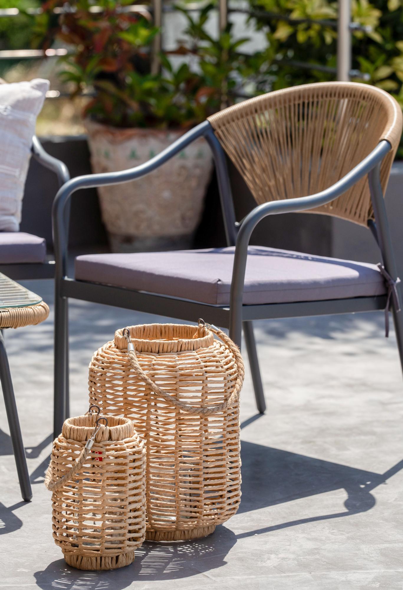 ΜΕΤΑΛΛΙΚΗ ΠΟΛΥΘΡΟΝΑ ΚΗΠΟΥ 2100 ΓΚΡΙ 55x61x85εκ - Image 2