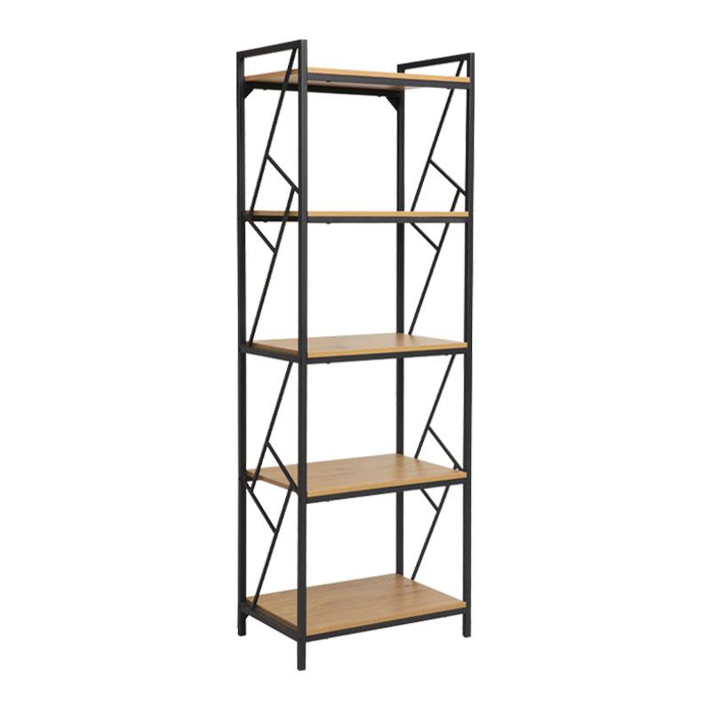 ΜΕΤΑΛΛΙΚΗ ΡΑΦΙΕΡΑ ΜΕ 5 ΡΑΦΙΑ FL1616 SONOMA ΧΡΩΜΑ 60x40x180εκ