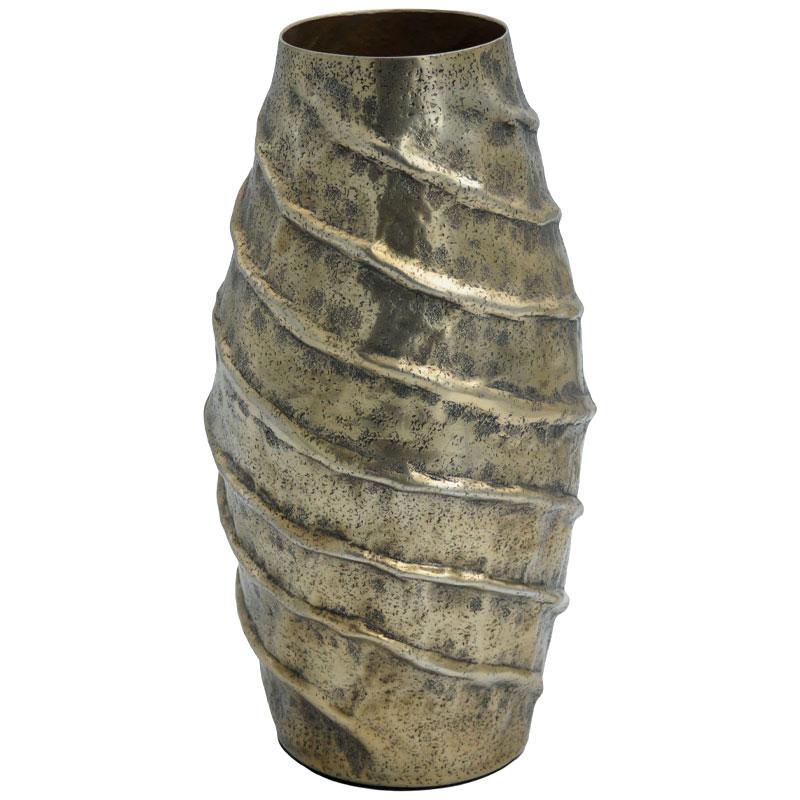 ΜΕΤΑΛΛΙΚΟ ΔΙΑΚΟΣΜΗΤΙΚΟ ΒΑΖΟ FL1080 ΑΝΤΙΚΕ ΧΡΥΣΟ ΧΡΩΜΑ 17x33εκ