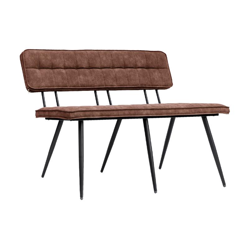 ΜΕΤΑΛΛΙΚΟ ΠΑΓΚΑΚΙ Antela TAUPE ΧΡΩΜΑ 120x40x78εκ