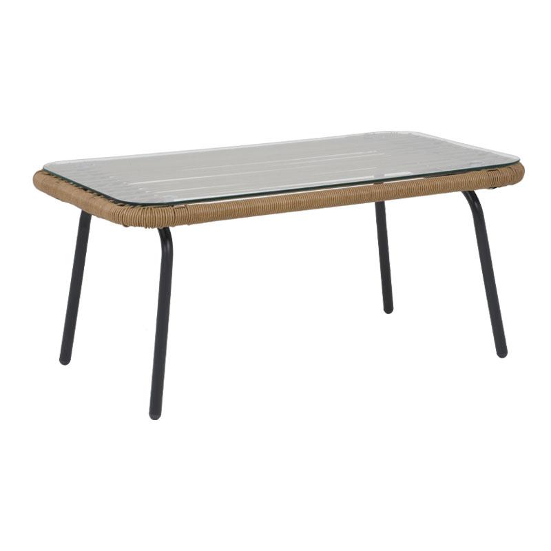 ΜΕΤΑΛΛΙΚΟ ΣΕΤ ΚΗΠΟΥ 4 ΤΜΧ 2133 ΓΚΡΙ 124x62x77εκ - Image 6