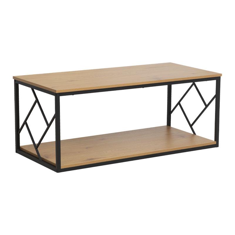 ΜΕΤΑΛΛΙΚΟ ΤΡΑΠΕΖΑΚΙ ΣΑΛΟΝΙΟΥ FL1607 SONOMA ΧΡΩΜΑ 110x50x45εκ