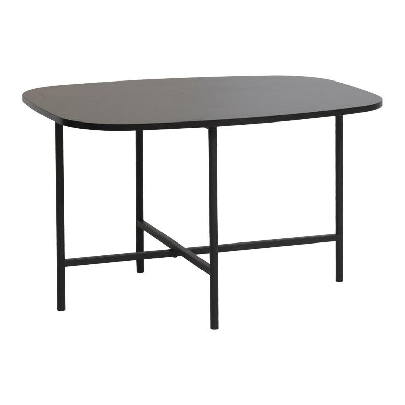 ΜΕΤΑΛΛΙΚΟ ΤΡΑΠΕΖΑΚΙ ΣΑΛΟΝΙΟΥ FL2328 ΜΑΥΡΟ ΧΡΩΜΑ 80x60x48εκ